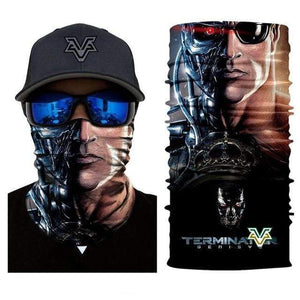 The KedStore HR040561 3D Seamless Bandana Motorcycle Face mask Ski Balaclava Neck Tube Bandanas Sports Scarf