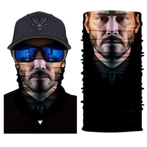 The KedStore HR040584 3D Seamless Bandana Motorcycle Face mask Ski Balaclava Neck Tube Bandanas Sports Scarf