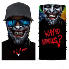 Load image into Gallery viewer, Motorcycle Face mask or Ski Balaclava or Neck Tube Bandanas and 3D Seamless Scarf
