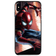 Load image into Gallery viewer, The KedStore images 1 / For iPhone 12 12Pro New Iron Spider man Infinity War For iPhone 11 12 13 14 Pro MAX  6 6S 7 8 Plus 10 X XR XS Hard Phone Case