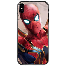 Load image into Gallery viewer, The KedStore images 10 / For iPhone 12 12Pro New Iron Spider man Infinity War For iPhone 11 12 13 14 Pro MAX  6 6S 7 8 Plus 10 X XR XS Hard Phone Case