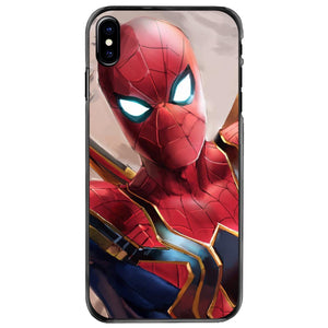 The KedStore images 10 / For iPhone 12 12Pro New Iron Spider man Infinity War For iPhone 11 12 13 14 Pro MAX  6 6S 7 8 Plus 10 X XR XS Hard Phone Case