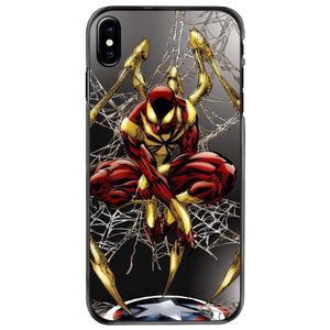 The KedStore images 4 / For iPhone 12 12Pro New Iron Spider man Infinity War For iPhone 11 12 13 14 Pro MAX  6 6S 7 8 Plus 10 X XR XS Hard Phone Case
