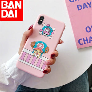 The KedStore iPhone 6 6s / Style 1 Japan Anime Luffy Tony Chopper ACE Candy tpu Case For Apple iPhone Soft Phone Cover