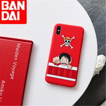 Load image into Gallery viewer, The KedStore iPhone 6 6s / Style 2 Japan Anime Luffy Tony Chopper ACE Candy tpu Case For Apple iPhone Soft Phone Cover