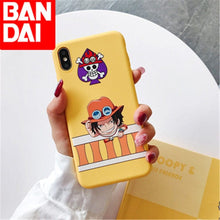 Load image into Gallery viewer, The KedStore iPhone 6 6s / Style 3 Japan Anime Luffy Tony Chopper ACE Candy tpu Case For Apple iPhone Soft Phone Cover