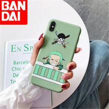 Load image into Gallery viewer, The KedStore iPhone 6 6s / Style 4 Japan Anime Luffy Tony Chopper ACE Candy tpu Case For Apple iPhone Soft Phone Cover