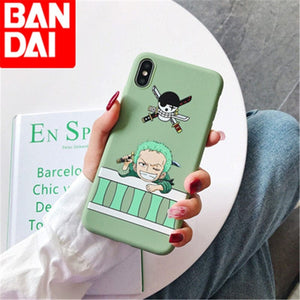 The KedStore iPhone 6 6s / Style 4 Japan Anime Luffy Tony Chopper ACE Candy tpu Case For Apple iPhone Soft Phone Cover