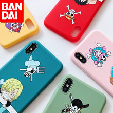 Load image into Gallery viewer, The KedStore Japan Anime Luffy Tony Chopper ACE Candy tpu Case For Apple iPhone Soft Phone Cover