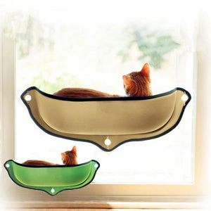 The KedStore khaki / A Cat Window Perch Hammock / Bed / Seat /Pod / Lounger