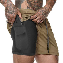Load image into Gallery viewer, Running Shorts Men 2 in 1 Sports Jogging Fitness Shorts