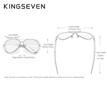 Load image into Gallery viewer, The KedStore KINGSEVEN 2021 Quality Titanium Alloy Sunglasses Polarized Pilot Mirror Eyewear Oculos de sol | TheKedStore