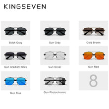 Load image into Gallery viewer, The KedStore KINGSEVEN 2022 Design Sunglasses Polarized Gradient Square Retro Eyewear Okulary
