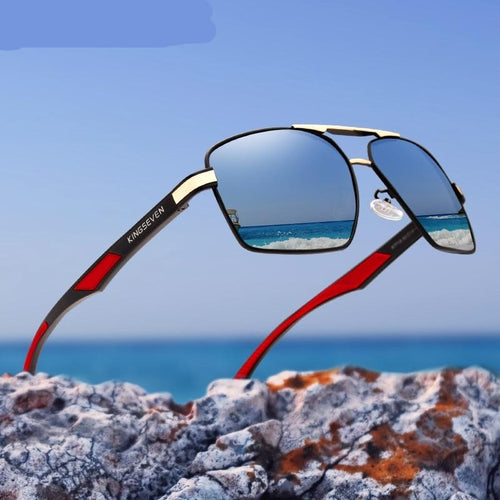 KINGSEVEN Aluminum Sunglasses Polarized Lens Sun glasses Mirror Glasses Oculos de sol | TheKedStore