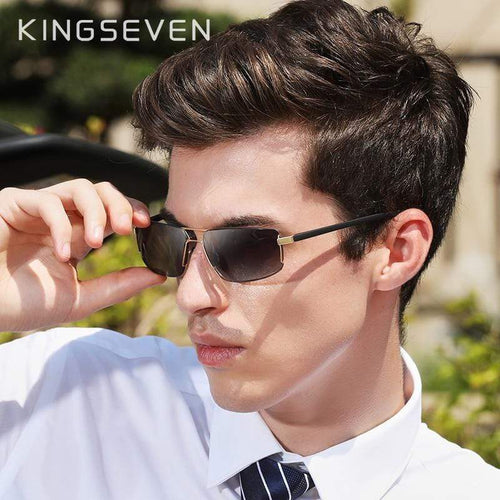 KINGSEVEN Brand Design Sunglasses Men Women Square Frame Gafas | TheKedStore