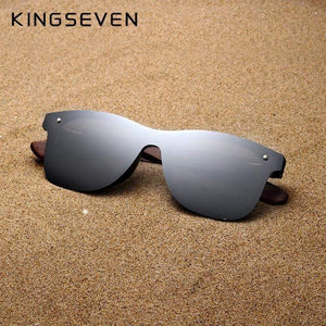 The KedStore KINGSEVEN Handmade Sunglasses Polarized Walnut Wooden Eyewear Mirror Vintage Oculos de sol | TheKedStore
