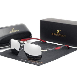 KINGSEVEN Men's Sunglasse Polarized Lens Red Design Sun glasses Mirror Glasses Oculos de sol | TheKedStore