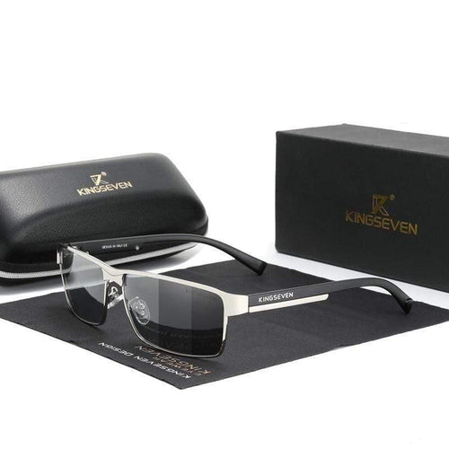 KINGSEVEN Photochromic Sunglasses Chameleon Polarized Pilot Anti-glare Driving Eyeglasses | TheKedStore