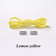 Load image into Gallery viewer, The KedStore Lemon yellow No tie Shoelaces Round Elastic Shoe Laces For Sneakers Shoelace Quick Lazy Laces Shoestrings