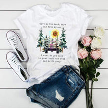 Load image into Gallery viewer, The KedStore Leopard Heartbeat Short Sleeve Women&#39;s T-Shirt