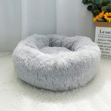 Load image into Gallery viewer, Calming Dog Bed For Anxiety Relieving &amp; Cuddling Your Pet In Round Orthopedic Soft Long Plush Cat Dog Bed Cushion