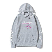 Load image into Gallery viewer, The KedStore Light grey B / S Lil Peep Hoodie. Hooded Pullover