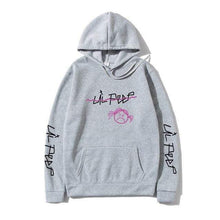 Load image into Gallery viewer, The KedStore Light grey H / S Lil Peep Hoodie. Hooded Pullover
