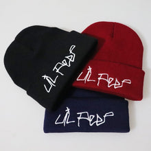 Load image into Gallery viewer, Lil Peep Beanie Embroidery Repper Love Knit Cap Knitted Skullies Warm Winter Unisex Ski Hip Hop Hat