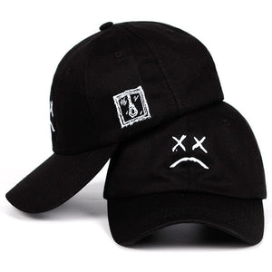 Lil Peep Embroidered Cotton Baseball Cap / gorra de béisbol bordada
