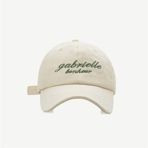 The KedStore M099-beige / Adjustable Cotton Men Women Girls Baseball Caps Solid Embroidery Cap Adjustable Baseball Hats
