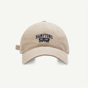 The KedStore M110-khaki / Adjustable Cotton Men Women Girls Baseball Caps Solid Embroidery Cap Adjustable Baseball Hats