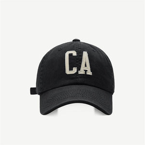 The KedStore M116-black / Adjustable Cotton Men Women Girls Baseball Caps Solid Embroidery Cap Adjustable Baseball Hats