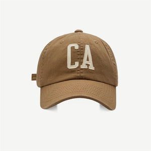 The KedStore M116-coffee / Adjustable Cotton Men Women Girls Baseball Caps Solid Embroidery Cap Adjustable Baseball Hats