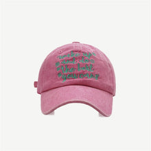 Load image into Gallery viewer, The KedStore M196-rose pink / Adjustable Cotton Men Women Girls Baseball Caps Solid Embroidery Cap Adjustable Baseball Hats