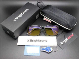 The KedStore MaBlackYellowFullset Glasses with Anti Blue Light Blocking Filter - Reduces Digital Eye Strain - Clear Regular Computer Gaming Glasses