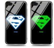 The KedStore MARVEL & DC Light Up Glowing Tempered Glass Case - Black Panther / For iphone Xs Max