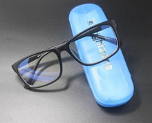Load image into Gallery viewer, The KedStore Matte black C2 Glasses with Anti Blue Light Blocking Filter - Reduces Digital Eye Strain - Clear Regular Computer Gaming Glasses