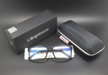 Load image into Gallery viewer, The KedStore Matte black Case 2 Glasses with Anti Blue Light Blocking Filter - Reduces Digital Eye Strain - Clear Regular Computer Gaming Glasses