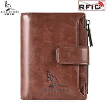 Load image into Gallery viewer, The KedStore Men&#39;s RFID Blocking Anti Theft Wallets - Leather Wallet