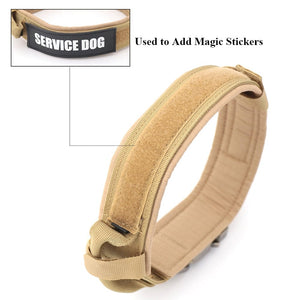 The KedStore Military Tactical Adjustable Dog Collar with Leash-Control Handle | TheKedStore
