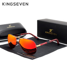 Load image into Gallery viewer, The KedStore MIRROR RED KINGSEVEN Aluminum Magnesium Sunglasses