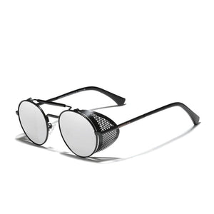 KINGSEVEN Retro Round Steampunk Sunglasses For Men Women Gafas De Sol | TheKedStore
