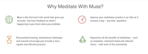 The KedStore Muse 2 - brain sensing headband. Technology Enhanced Meditation. Get the most out of meditation