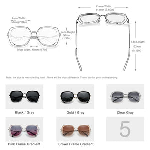 N7832 KINGSEVEN Women's Sunglasses Gradient Polarized Lens Butterfly Oculos Feminino | TheKedStore