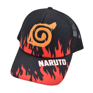 The KedStore Naruto 17 / 53cm adjustable Hot Anime Caotoon Hat Cotton Akatsuki Embroidery Uchiha Logo Fashion Cap Comicon Gift