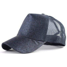 Load image into Gallery viewer, Glitter Ponytail Baseball Caps Sequins Shining Adjustable Snapback