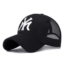 Load image into Gallery viewer, The KedStore Net black white Letters Embroidered Adjustable Baseball Cap