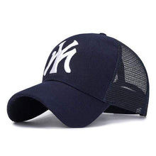 Load image into Gallery viewer, The KedStore Net blue Letters Embroidered Adjustable Baseball Cap
