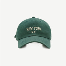 Load image into Gallery viewer, The KedStore New york-green / Adjustable Cotton Men Women Girls Baseball Caps Solid Embroidery Cap Adjustable Baseball Hats