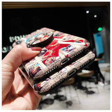 Load image into Gallery viewer, The KedStore One Piece Support Luffy Queen Couple IMD Phone Case For Apple iphone 11 Pro 7 8 6 6S Plus X XS Max Xr Anime With foothold Cover